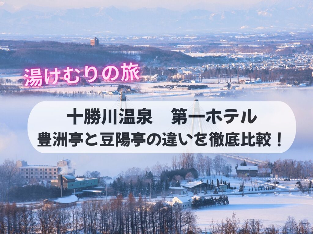 十勝川温泉 モール温泉 第一ホテル違い