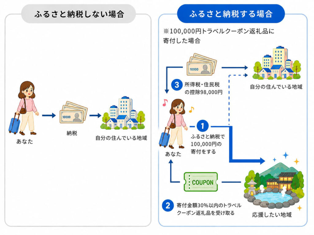 ふるさと納税のしくみ